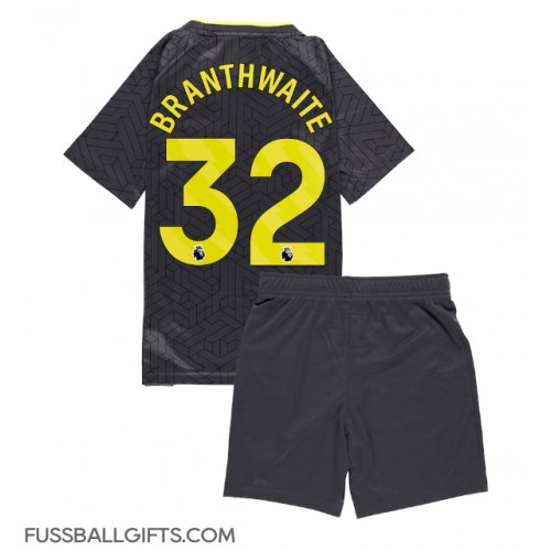 Everton Jarrad Branthwaite #32 Fußballbekleidung Auswärtstrikot Kinder 2024-25 Kurzarm (+ kurze hosen)